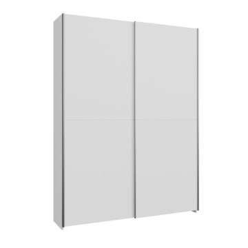 Armadio 2 ante scorrevoli 150x39x210 colore bianco Nico