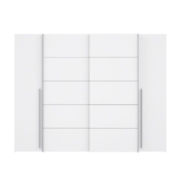 Armadio con 2 ante scorrevoli e 2 battenti 270x61x210 colore bianco Callia