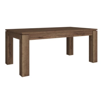 Tavolo allungabile 1475 con allunga centrale colore noce 190x90x76H