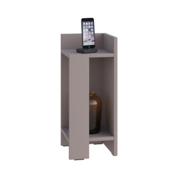 Tavolino comodino 25x27x60h destro colore tortora Elos