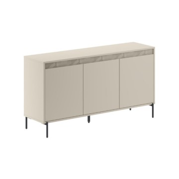 Madia tre ante cashmere e dettaglio decorativo 150x40x79.5H Mott150