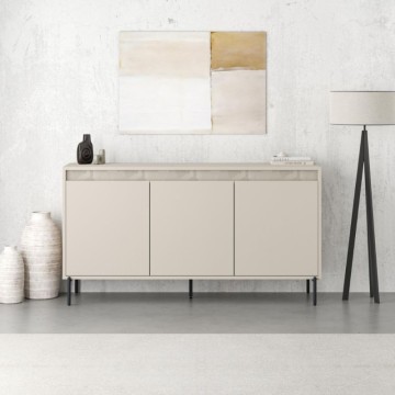 Madia tre ante cashmere e dettaglio decorativo 150x40x79.5H Mott150