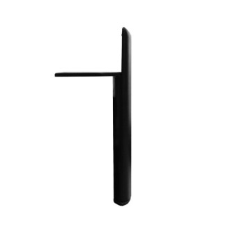 Piede in acciaio nero per mobile H15 cm. Scoby