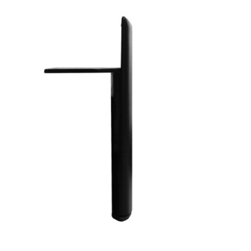 Piede in acciaio nero per mobile H17 cm. Scoby