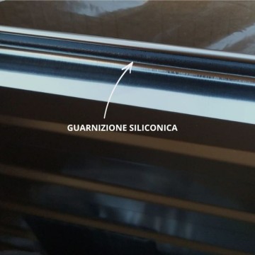 Lavello da incasso monostampo 2 vasche e gocciolatoio destro inox Adriatico116