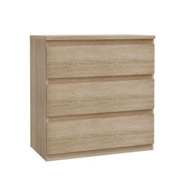 Camera da letto Milk con armadio 2 ante rovere bianco e letto Stiletto