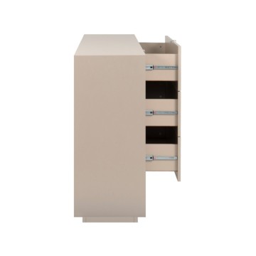 Madia con anta e 3 cassetti colore cashmere 160 cm Sivas51A