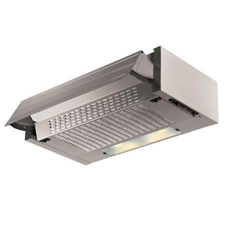 Cappa Da Incasso Estraibile 60cm - Aspirante 300m³/h Con LED, Design In Alluminio Per Cucina - Foto 11