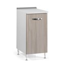 Base cucina con anta 30x50x85H olmo