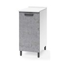 Base cucina con anta 30x50x85H cemento