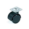 Ruota girevole diametro 40 nera 41004204250