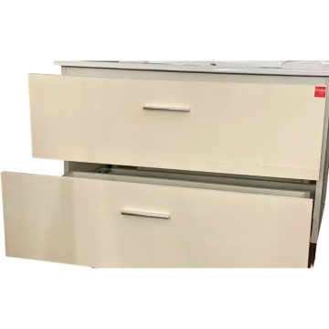 Mobile bagno sospeso Lario bianco 80x46 cm