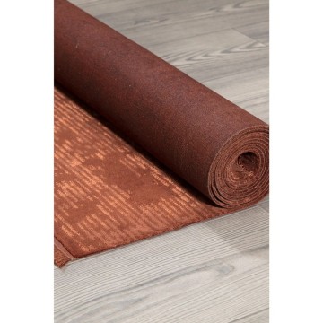 Tappeto antiscivolo vintage bambù colore arancione tabacco 160x230