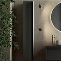 Colonna bagno Adam sospesa 26x138h nero frassinato