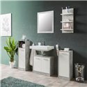 Set bagno Madeira beton bianco