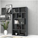 Libreria Face grigio cemento 90x30x170H cm.