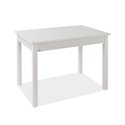 Tavolo rettangolare Firenze 110x70 bianco frassinato