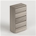 Cassettiera olmo 5 cassetti 75x40x127H