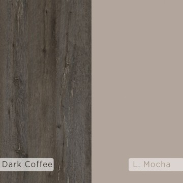 Mobile ingresso scarpiera Holdon colore tortora dark coffee