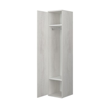 Armadio 45x52x223h con anta bianco consumato