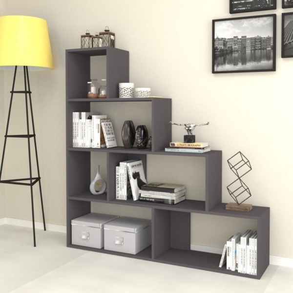 Libreria a scala Alis 145x145 cm. beton Libreria a scala Alis 145x145 cm. beton