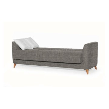 Divano letto Panama con contenitore beige