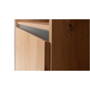 Credenza alta Denver 51 L120XP40XH140 quercia antracite