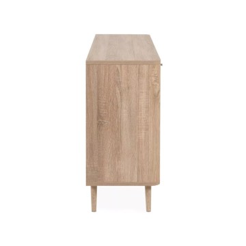 Madia KUTA51A rovere sonoma 3 cassetti e 3 ante effetto rafia