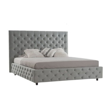 Letto matrimoniale contenitore Sondrio grigio