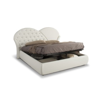 Letto Marubi bianco contenitore