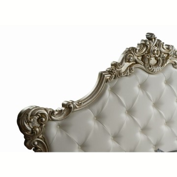 Letto matrimoniale Savoia bianco con contenitore