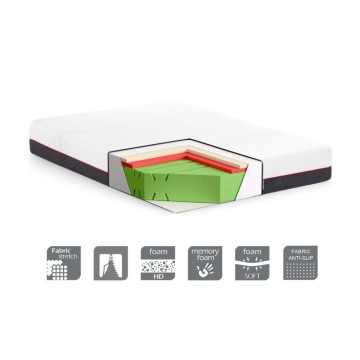 Materasso matrimoniale Olmio memory foam 25h