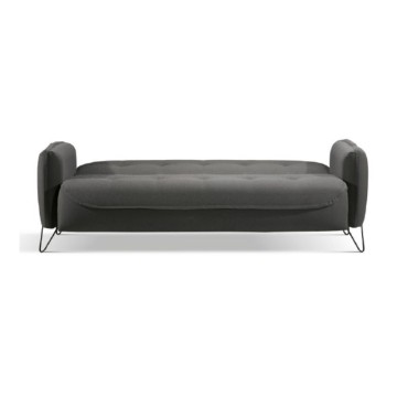 Divano Crown 3 posti grigio 215x94x98h cm.