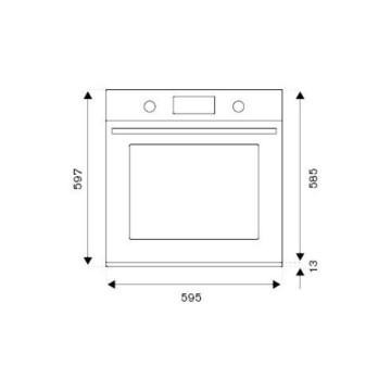 Forno elettrico Bertazzoni 76 litri nero opaco F609HEREKNE classe A