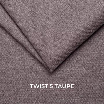 Divano angolare Siena con letto estraibile taupe 267x200x90