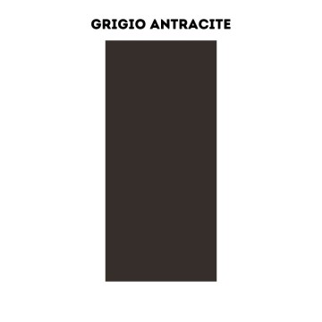 Cucina Iris Lusso 360 cm bianco opaco grigio antracite con elettrodomestici