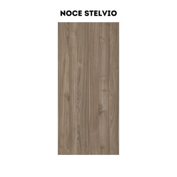 Cucina Iris 360 cm noce stelvio verde pesto con elettrodomestici
