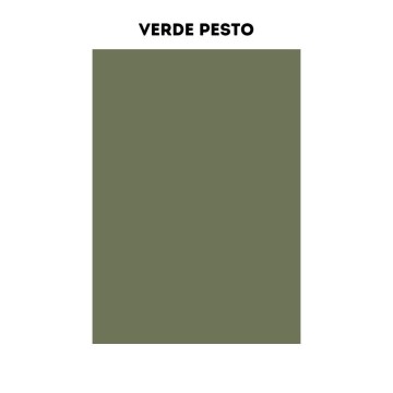 Cucina Iris 360 cm noce stelvio verde pesto con elettrodomestici
