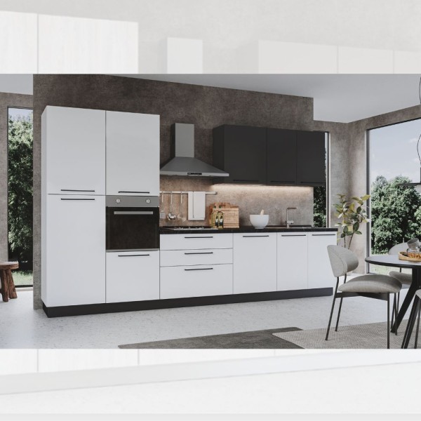 cucina completa bianca