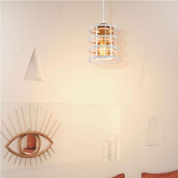 Lampada a sospensione Mira ASZ1261 metallo bianco