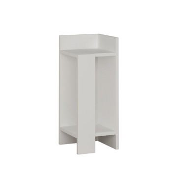 Tavolino di design Elos colore bianco 25x25x60h destro