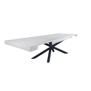 Tavolo allungabile Iron Gondar 160x90 beton