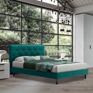 Camera da letto Follia bianco portland e maniglie antracite