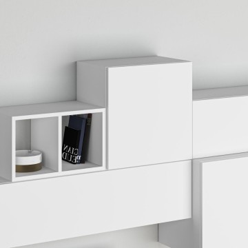 Parete attrezzata Tromen 260 cm. bianco MTV234476